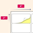 thumbnail image 2 of Jinsinto 80 Sheets, Printable White Sticker Labels, Laser/Inkjet Printing - Matte, 10 per Page, 2 of 5
