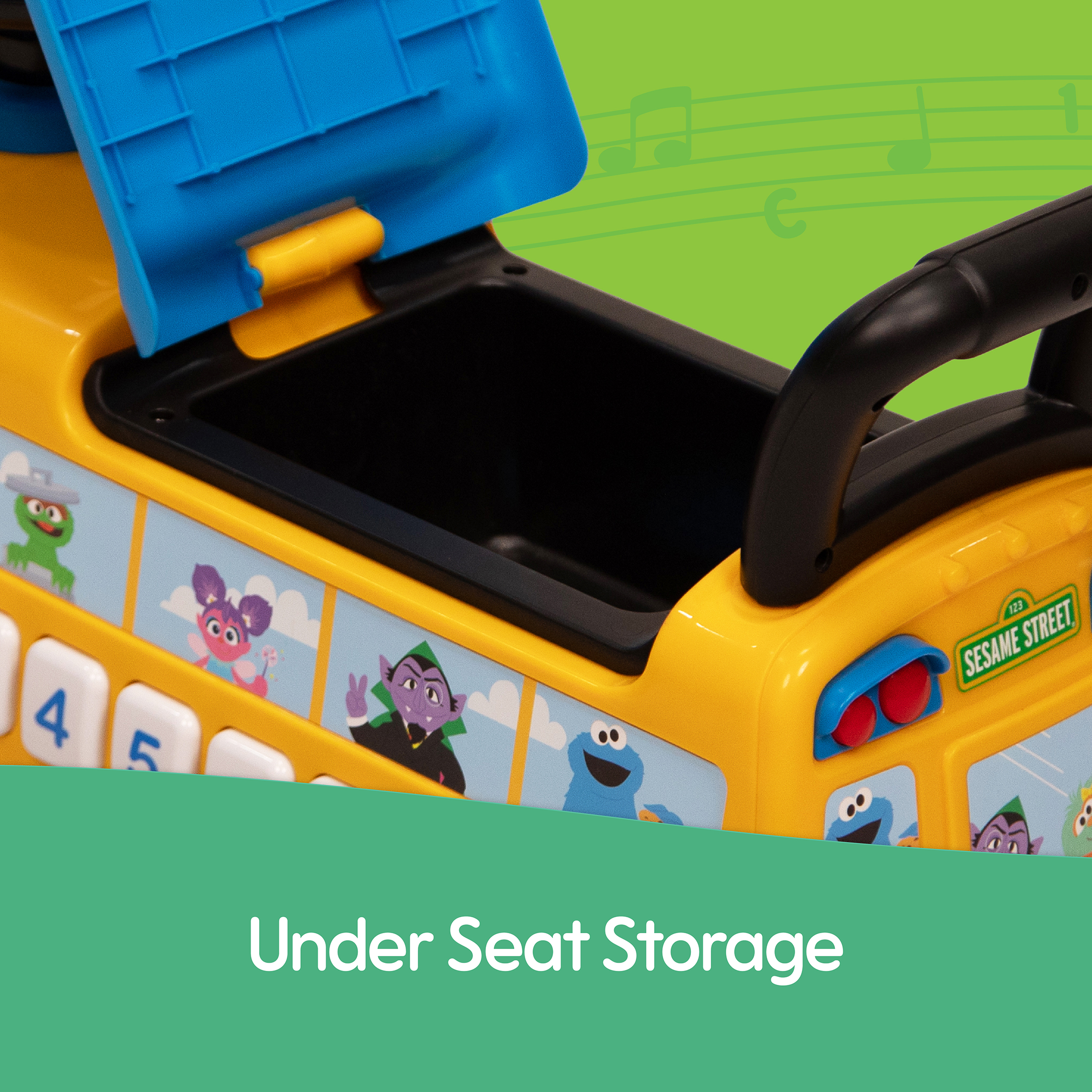Sesame Street School Bus Ride-On With Sounds photo 7