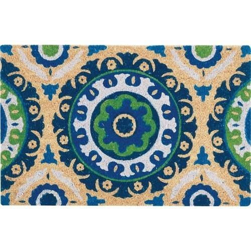 Waverly Greetings "Solar Flair" Navy Doormat by Nourison