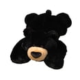 thumbnail image 3 of Oso de peluche de dibujos animados, juguete para decoración de sala de estar, juguetes suaves y cómodos para cumpleaños Negro 55cm, 3 of 9