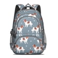 thumbnail image 2 of King Charles Cavalier Backpack for School,Cute School Bag,Schoolbag with Adjustable Shoulder Straps & Padded Back,16.9 Inch, 2 of 5
