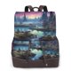 thumbnail image 1 of Fotbe Fantasy Landscape Starry Night Mochila Bolso con Estampado para Mujer, Mochila Antirrobo de Nylon Impermeable, Bolsa Ligera de Hombro, 1 of 4