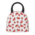 thumbnail image 3 of Naloa Hand Drawn Watermelon Print Lunch Bag for Women Men,Insulated Lunch Box for Adult,Reusable Lunch Tote Bag for Work, Picnic or Travel, 3 of 9