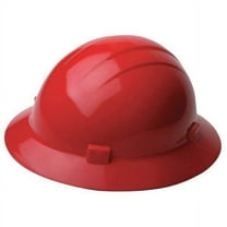 Hard Hat, Americana, Polyethylene, 4 Point Ratchet, Type 1, Class E, Red