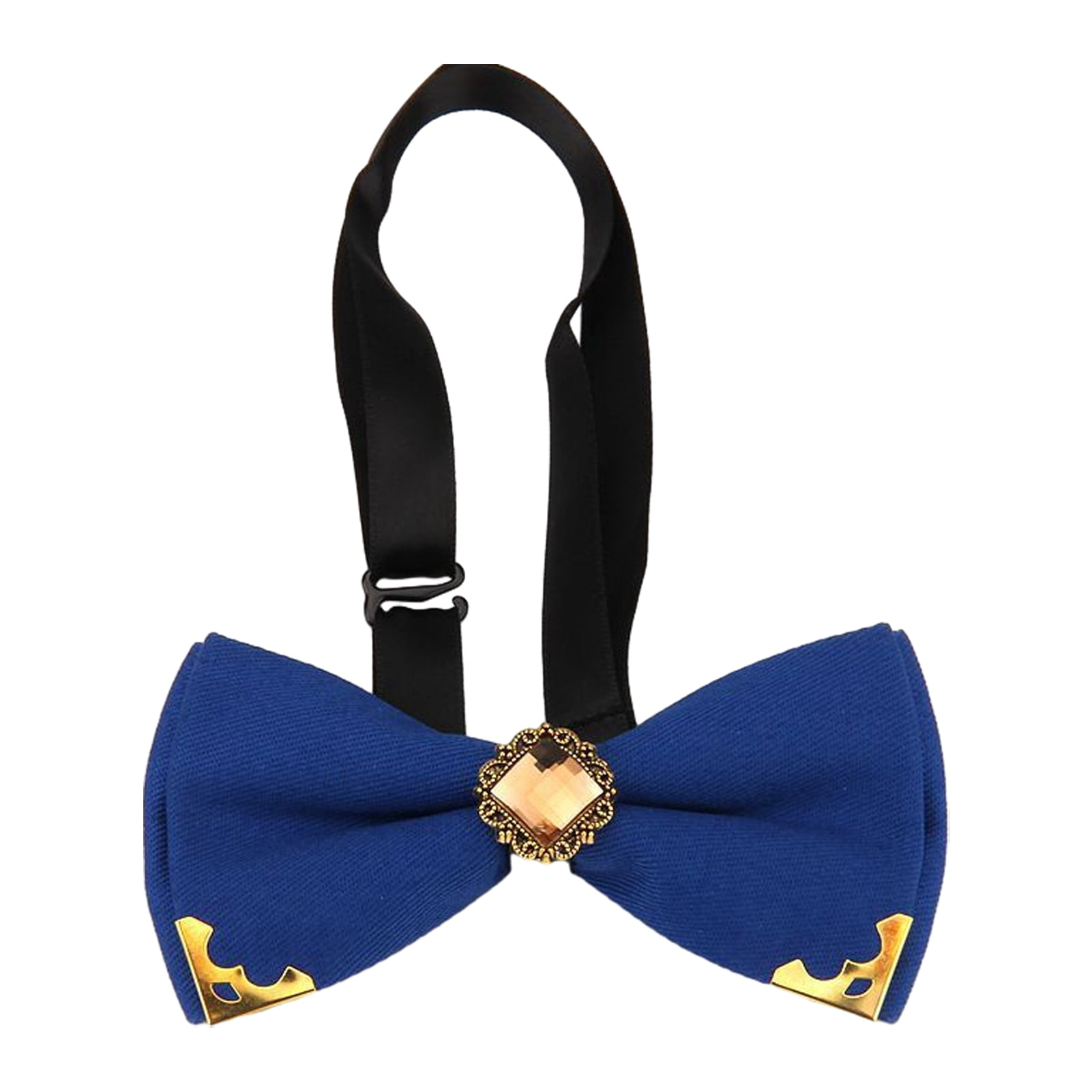 Sinknap Unisex Cotton Rhinestone Bow Tie, Adjustable Sparkling Bow‑Knot ...