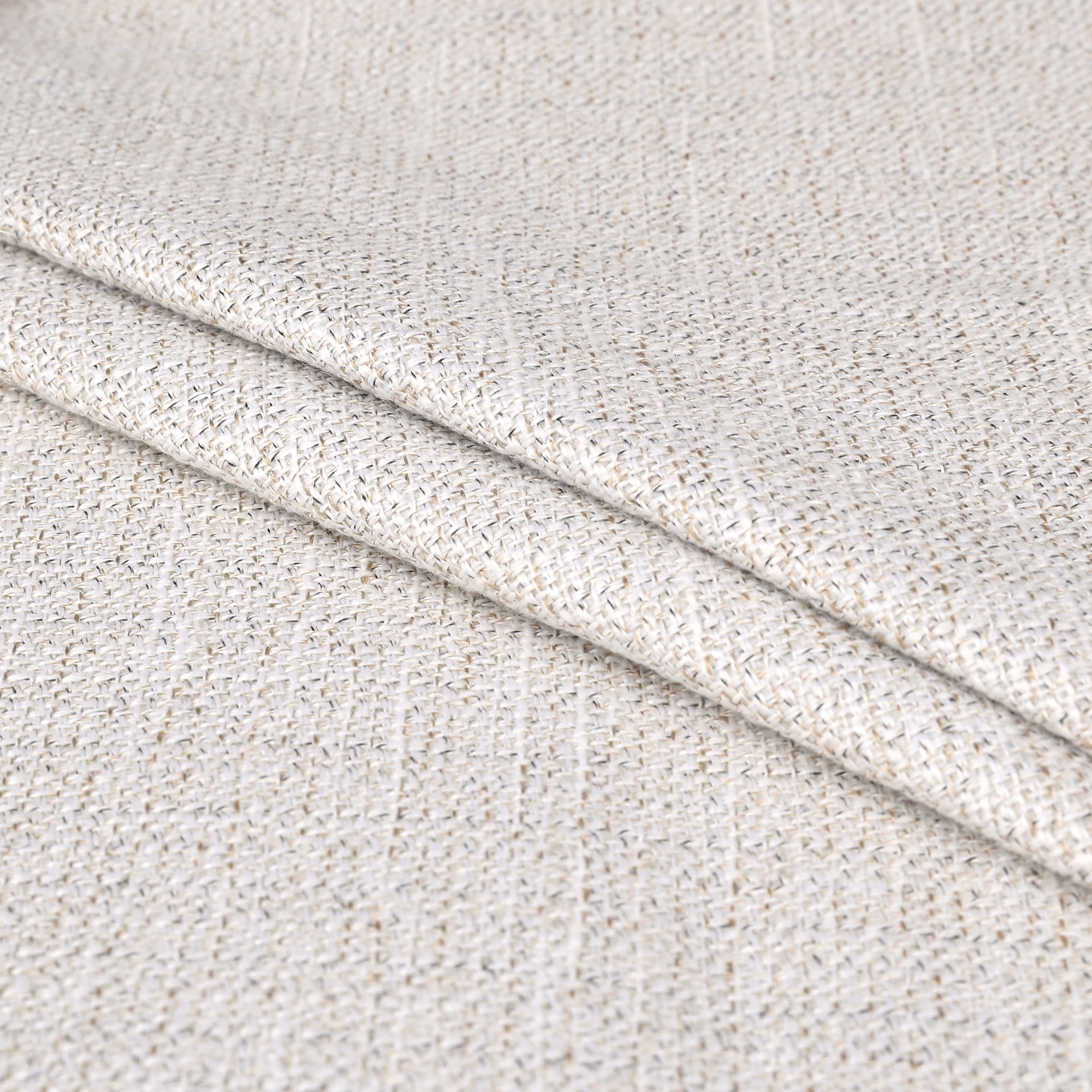Unique Bargains Linen Fringe Cushion Cover Throw Pillow Covers with Tassel Design 2 Pcs White 18" x 18"