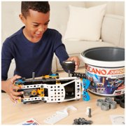 MECCANO Junior, RC Police Car with Working Trunk and Real Tools, Toy Model Building Kit, STEM Toys for Kids Ages 5 and up