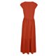 thumbnail image 5 of Sexy Vestido para las Mujeres, Color Sólido sin Mangas Cuello Redondo Plegado Cintura Retracta Tobillo Longitud Maxi Vestido, 5 of 8