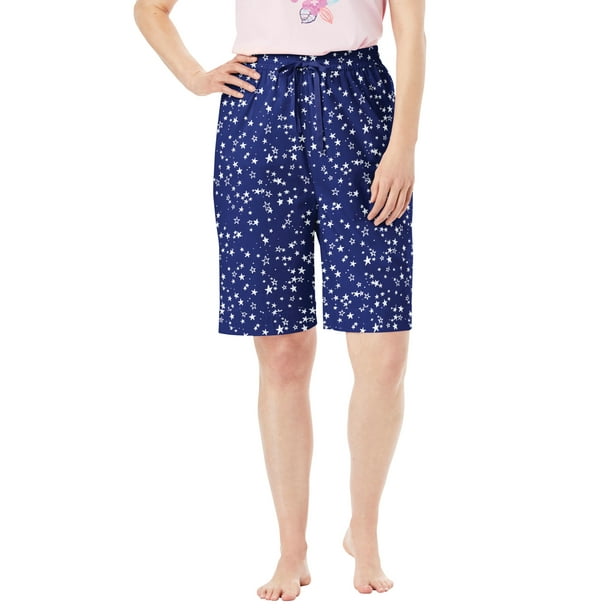 Dreams & Co. Dreams & Co. Women's Plus Size Cotton Poplin Pajama