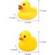 thumbnail image 2 of Juguetes de baño CHAO Pato de goma amarillo Mini pato chirriante paquete de 50, 2 of 5