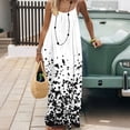 thumbnail image 5 of Vynhevius Plus Size Women Maxi Dress Casual Summer Vintage Floral Printed Spaghetti Strap Dresses Backless Loose Bohemian Beach Floor Length Dress, 5 of 6