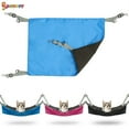 thumbnail image 2 of Spencer Adjustable Cat Hammock Bed for Cage, Comfortable Hanging Pet Hammocks for Cats Ferret Puppy Other Small Animals, 22 x 16.5 inch "Rose Red", 2 of 8