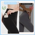 thumbnail image 4 of WBQ Women's High Waist Leggings with Pockets Soft Stretch Sports Yoga Pants, 4 of 7