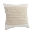 thumbnail image 4 of Ox Bay Maisy Natural/White Color Block Cotton Blend Adult Decorative Throw Pillow, 4 of 8