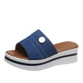 thumbnail image 2 of Sandalias de moda para mujer, zapatillas casuales de suela gruesa para personas de verano perezosas Wmkox8yii hj789, 2 of 6