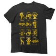 thumbnail image 1 of Playera para Hombre de Caballeros del Zodiaco, Signos del Zodiaco, Negro, Talla M, 1 of 3