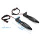 thumbnail image 4 of Pair of 12V LED Front Turn Signals Replacement for S1000RR R1200GS F800GS, Black Lens, 4 of 4