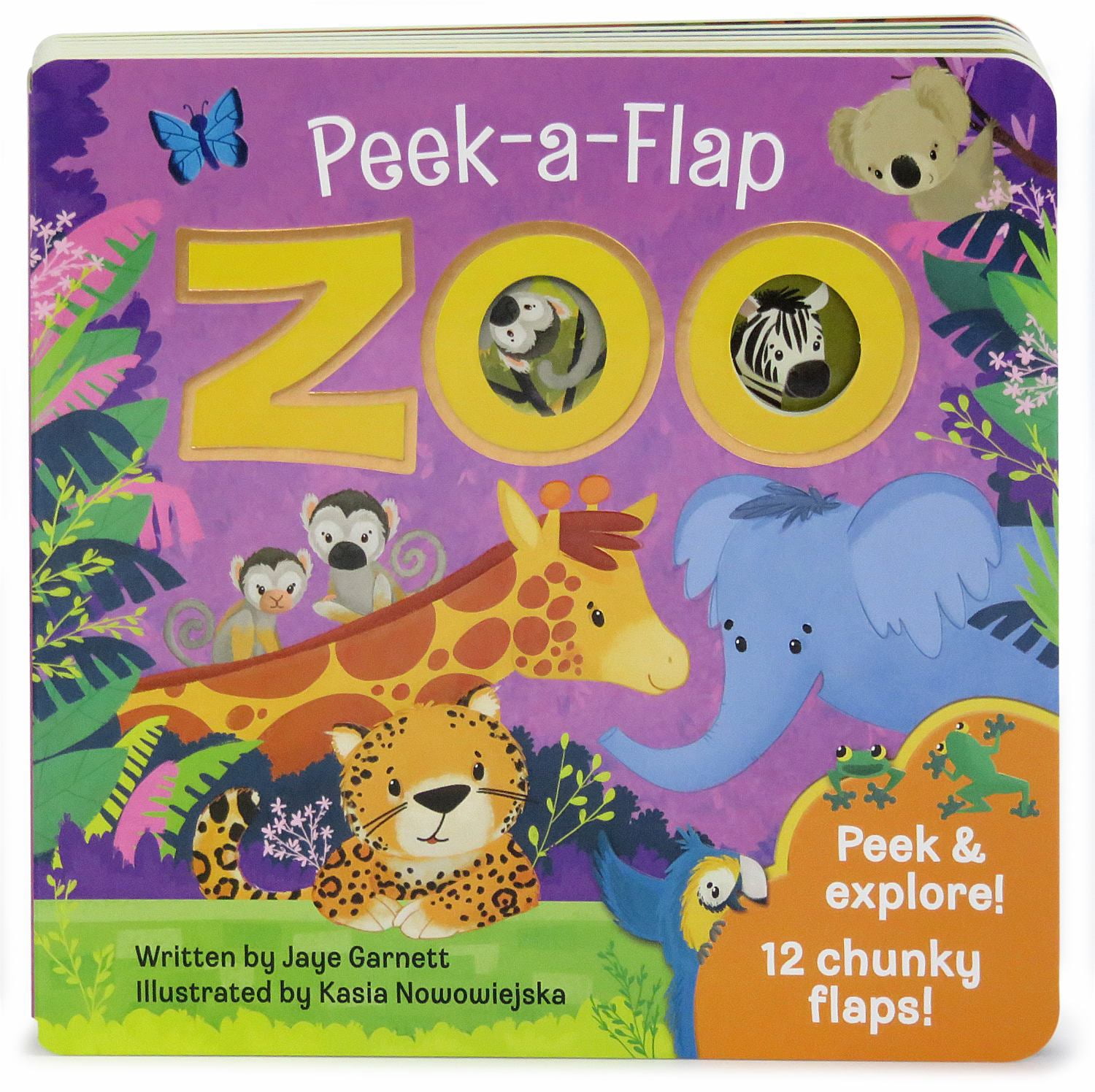 Jaye Garnett, Peek a Flap Children's Board Book, Forest Animals