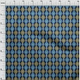 thumbnail image 3 of oneOone Cotton Cambric Fabric Swirl Ikat Print Fabric By Yard 56 Inch Wide, 3 of 4