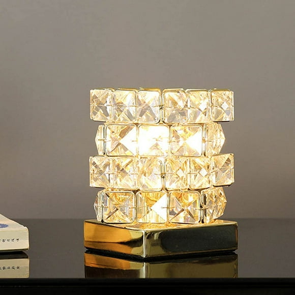 Retro Crystal Table Lamp Elegant Crystal Bedside Lamp Glorious Lamp Decorative Bedside Lamp E27