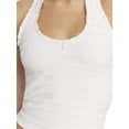 thumbnail image 4 of Mills by Millie Bobby Brown Women's Ruffle Halter Top, Sizes XXS-XXL, 4 of 5