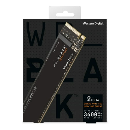 WD - BLACK SN750 Gaming NVMe 1TB PCIe Gen 3 x4 Internal Solid State Drive