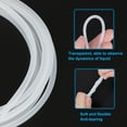 thumbnail image 3 of Tubería de silicona Uxcell 3/16" ID x 5/16" OD 1 rollo 10 pies manguera de silicona pura flexible clara, 3 of 6