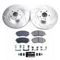 thumbnail image 3 of PowerStop Front Z23 Evolution Sport Carbon-Fiber Ceramic Brake Pad and Drilled & Slotted Rotor Kit Fits: SCION SUBARU TOYOTA Select Models K6082, 3 of 10