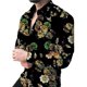 thumbnail image 1 of Camisa floral de moda 2024 para hombre, moda informal para exteriores, fiesta, solapa con botones, mangas largas, suave y cómoda, para hombre, talla grande S-6XL, 1 of 6