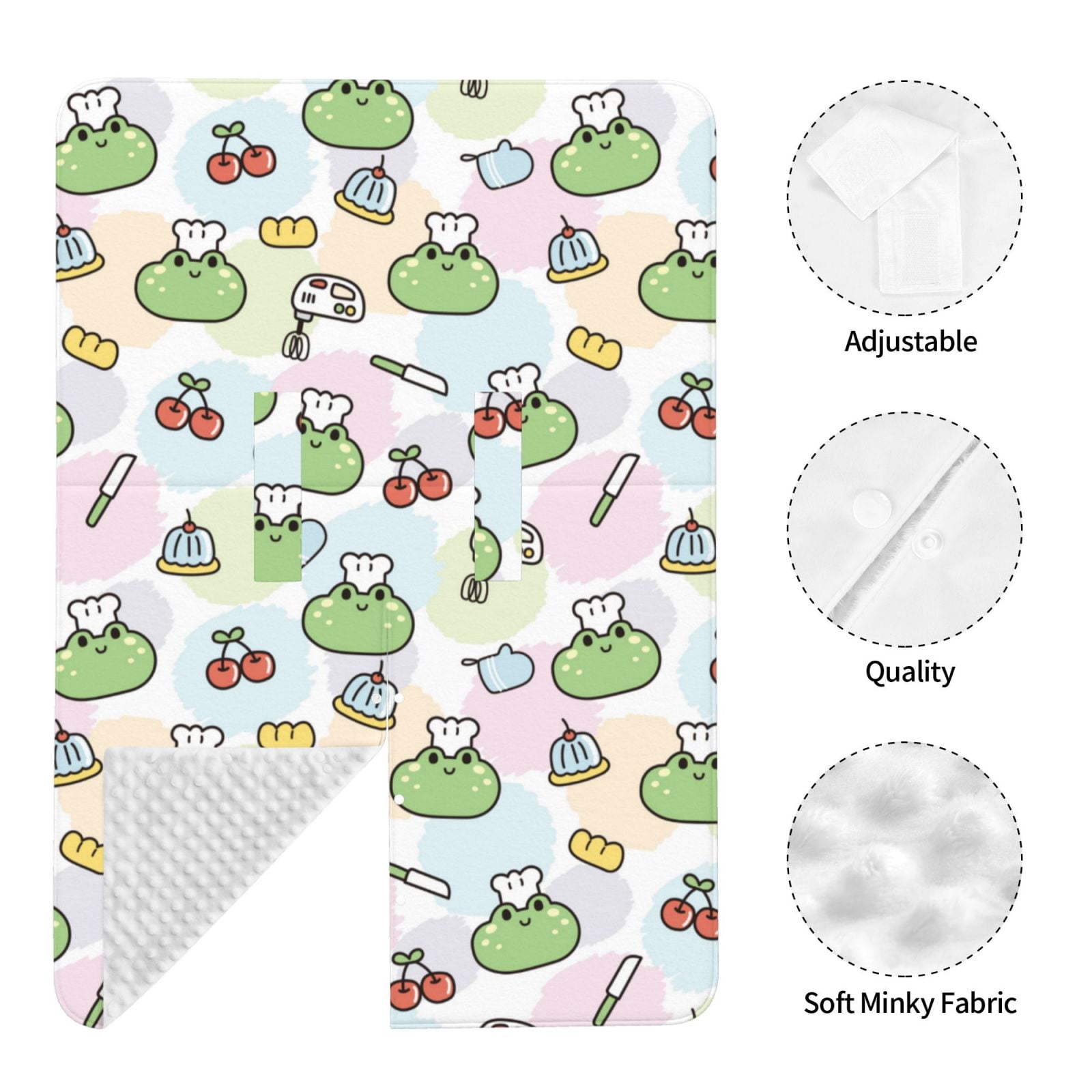 Car Seat Cover Baby - Frog Wear Chef Hat Breathable Infant Car Seat Cover for Baby Carseat, Lightweight Comfort Baby Essentials Must Haves Newborn Stuff for Girl Boy