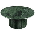 thumbnail image 3 of Meridian Furniture Genoa Green Marble Coffee Table, 3 of 8
