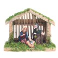 thumbnail image 1 of Décor de Scène de Nativité de Noël Sculptures de Maison en Résine (B), 1 of 10