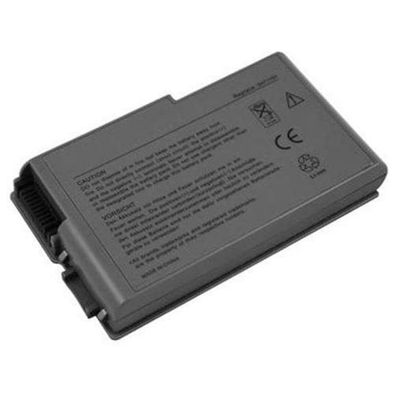 Laptop Battery for Dell Latitude D600 Series - 6 cells 4400mAh, Silver Grey