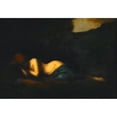 thumbnail image 2 of Jean-Jacques Henner 14x11 Gold Ornate Wood Frame and Double Matted Museum Art Print Titled - The Magdalene (19th Century), 2 of 4