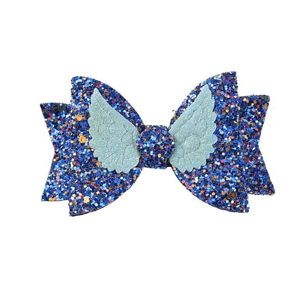 

Bow Hair Band Elastic Elastic Headband Toddler Baby Girls Glitter Hair Bowknot Hair Clip Sequins Hairpin Headwear