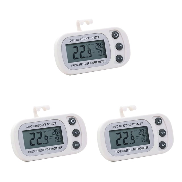 Cateissary Digital Portable LCD Screen Display IPX4 Gauge Button Temperature Refrigerator Meter Control Waterproof Type1 NO1 Cateissary CBP110865