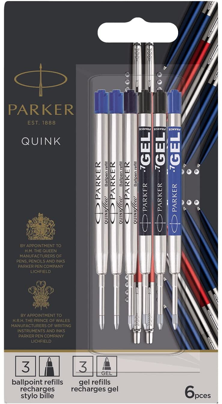 Parker Jotter London Refills Discovery Pack 3 Quinkflow Refills for
