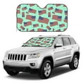thumbnail image 4 of Bingfone Usa Flag Car Windshield Sunshade,Sun Foldable Sun Shield Sun Visor for Car - Medium, 4 of 8