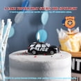 thumbnail image 4 of Squad Car Police Car Vehicle Birthday Candle Cake Topper for Birthday Party Baby Shower (Vegetable Wax), 4 of 8
