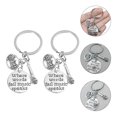 thumbnail image 4 of EeaseCA 2pcs Decorative Key Hanging Decors Musical Microphone Designed Keychains, 4 of 8