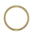 thumbnail image 2 of 14k Yellow Gold Channel-set Round-cut Cubic Zirconia Thin Eternity Band, 2 of 5