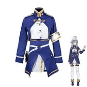 86- Eighty Six Vladilena Milize Costume Bloody Regina Cosplay Outfits Anime Dress Suit,Large