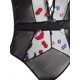 thumbnail image 4 of Leotardo Sexy de Malla con Bordado Floral de Talla Grande Rosegal  Lencería de talla grande, 4 of 5