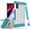 White/Turquoise, variant on Case for Galaxy Note 10, Tri-Shield [Military Grade] Rugged Cover with Metal Kickstand [Includes Wrist Strap Lanyard] for Samsung Galaxy Note 10 Phone (SM-N970, SM-N971)