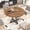 Brown US, variant on MemoryField 39'' Space-Saving Modern Industrial Round Dining Table for 4-6 – Black Sturdy Wooden Pedestal Base – Easy Assembly – Perfect for Home, Apartment, Small Spaces- Black (US)