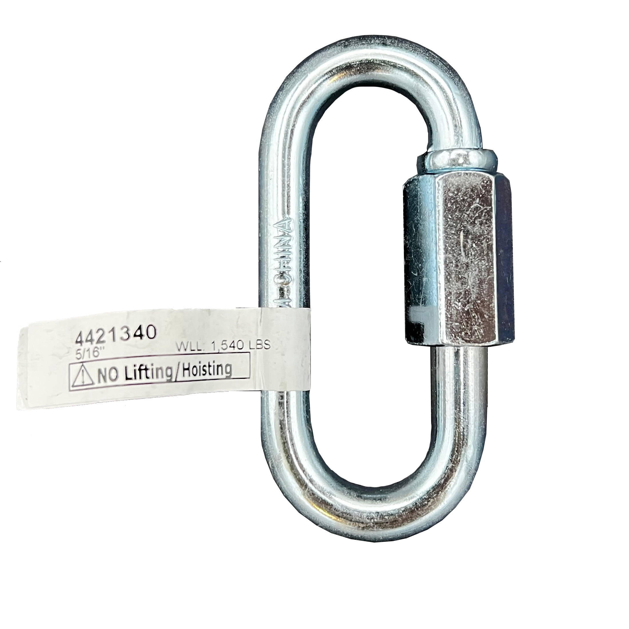 5/16" Quick Link, 20 Piece, Zinc, UPC Tagged, Peerless Chain #4421340