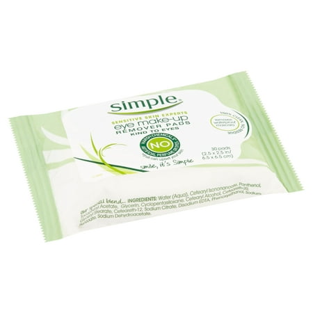 Simple Kind to Skin Eye Makeup Remover Pads 30 ct