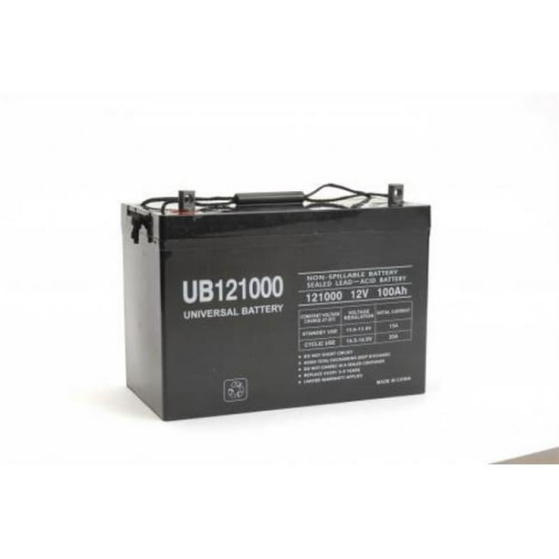 Premium Power UB121000-ER 100 Ah&44; Batterie Plomb-Acide Scellée