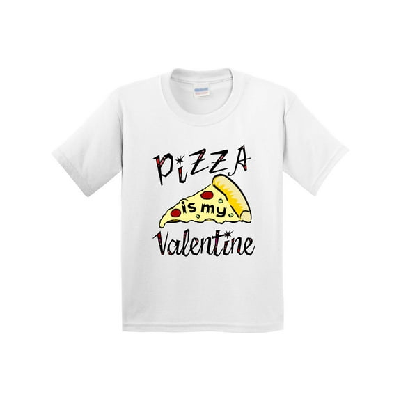 Inktastic Anti-valentine's Pizza is My Valentine Youth T-Shirt