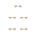 thumbnail image 2 of Sonducket Anillo para pezones con barra exquisitos accesorios de joyería para chicas jóvenes atractivas decoración corporal atractiva para Oro rosa titty-tiempo 5piezas, 2 of 6